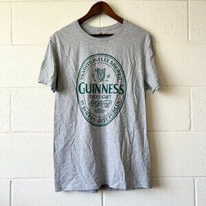 Guinness Ireland Irish Beer Gray Short Sleeve Graphic T-Shirt Men's Medium